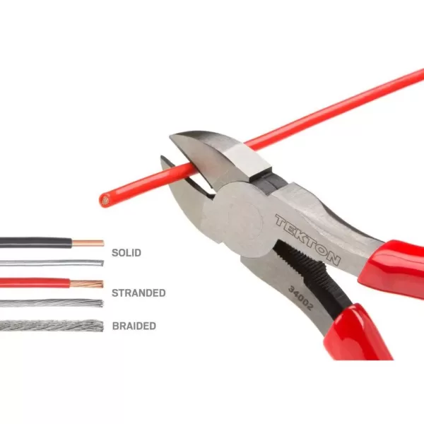 TEKTON Slip Joint, Long Nose, Diagonal Pliers Set (3-Piece)