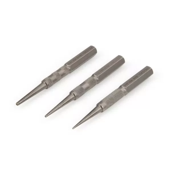 TEKTON 1/32, 1/16, 3/32 in. Nail Sets (3-Piece)