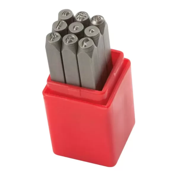 TEKTON 5/32 in. Punctuation Stamp Set (9-Piece)