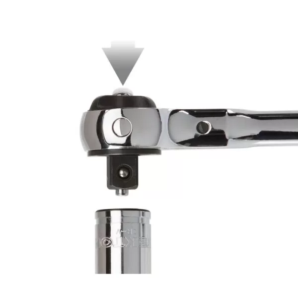 TEKTON 1/2 in. Drive 12 in. Swivel Head Ratchet