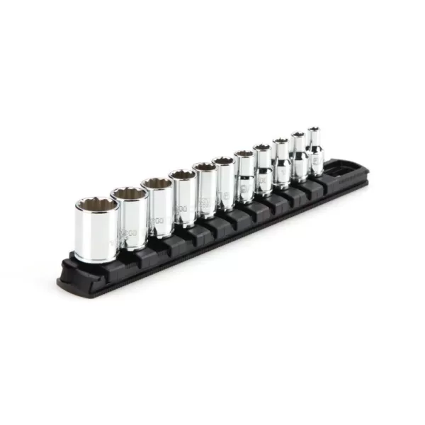 TEKTON 1/4 in. Drive 12-Point Socket Set (11-Piece)