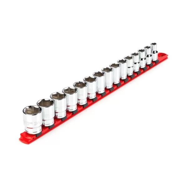 TEKTON 1/2 in. Drive 6-Point Socket Set (15-Piece)