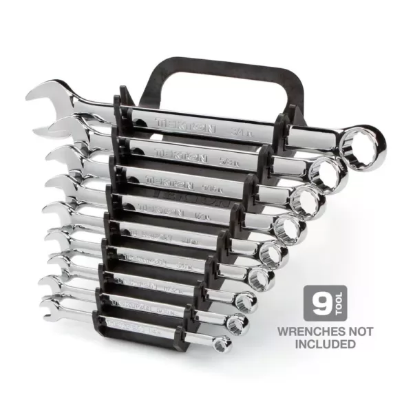 TEKTON 5 in. 9-Tool Store-and-Go Wrench Rack Keeper in Black