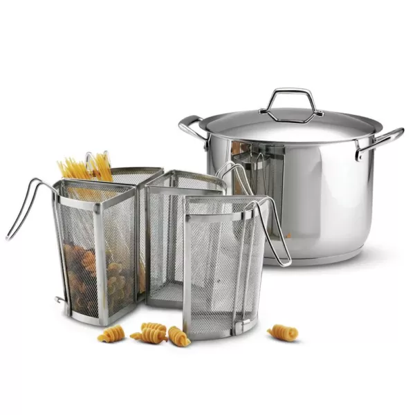 Tramontina Gourmet Prima 16 qt. Stainless Steel Stock Pot with Lid and Pasta Inserts