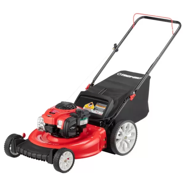 Troy-Bilt 21 in. 140 cc 550ex Series Briggs & Stratton Gas Walk Behind Push Mower with 2-in-1 Cutting TriAction Cutting System