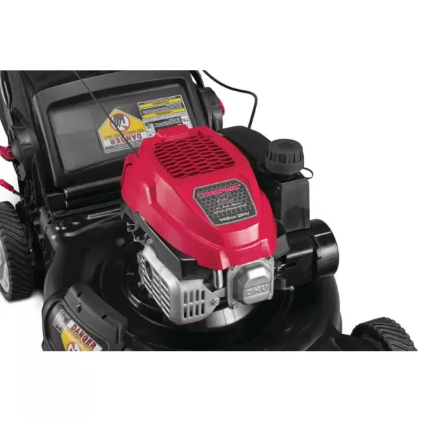 Troy-Bilt XP 21 in. 149 cc Gas Vertical Storage Walk Behind Push Mower with 3-in-1 TriAction Cutting System