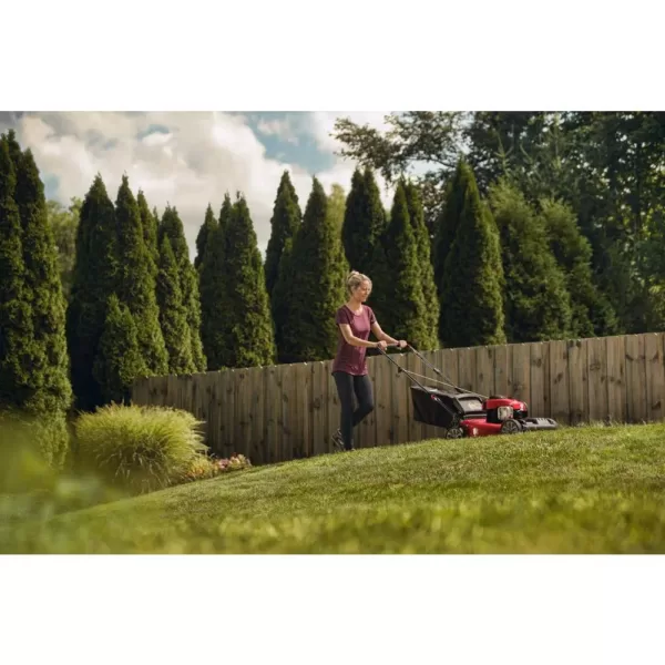 Troy-Bilt 21 in. 140 cc 550e Series Briggs & Stratton Gas Walk Behind Self Propelled Lawn Mower w/ 2-in-1 TriAction Cutting System