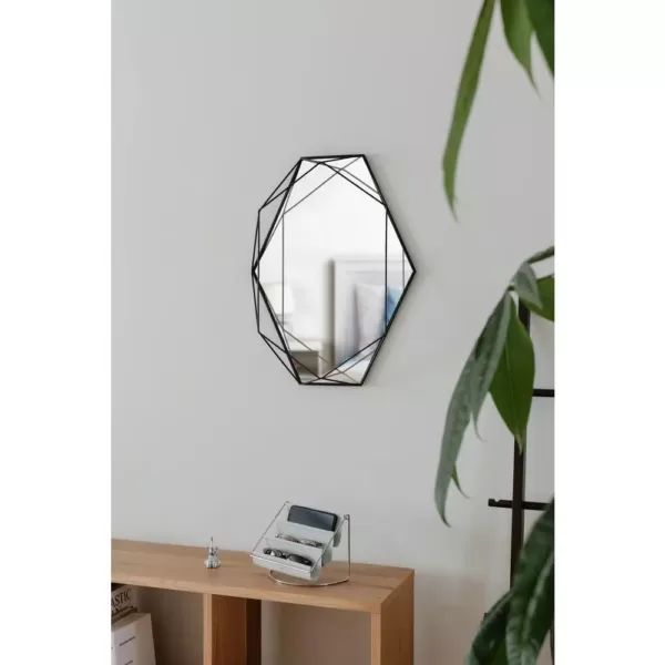 Umbra Modern Prisma Mirror Black(22.38 in. H x 17 in. W)