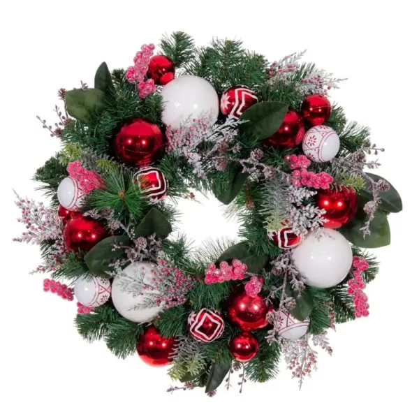 Village Lighting Company 24 in. Nordic Wreath