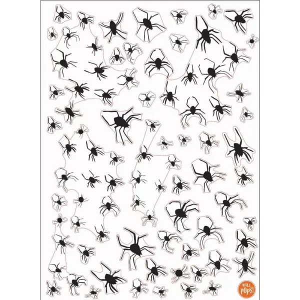 WallPops 24 in. x 17.5 in. Little Spiders Small Wall Art Kit