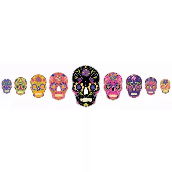 WallPops 39 in. x 34.5 in. Skulls Large Wall Art Kit