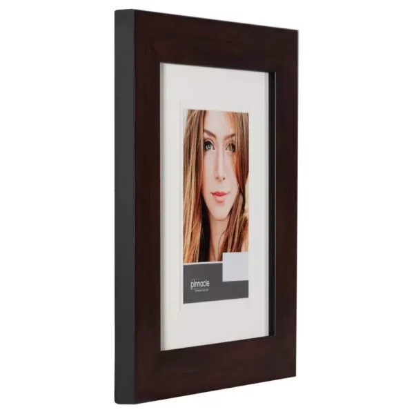 Pinnacle 8 in. x 10 in. Walnut Picture Frame