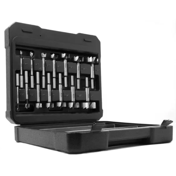 WEN 14-Piece Forstner Bit Set with Carrying Case