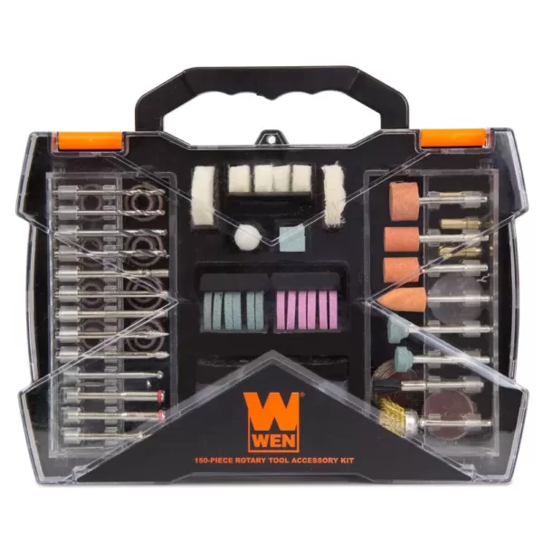 WEN Rotary Tool Accessory Kit with Carrying Case (150-Piece)