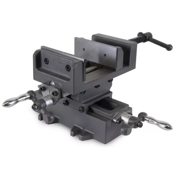 WEN 4.25 in. Compound Cross Slide Industrial Strength Benchtop and Drill Press Vise