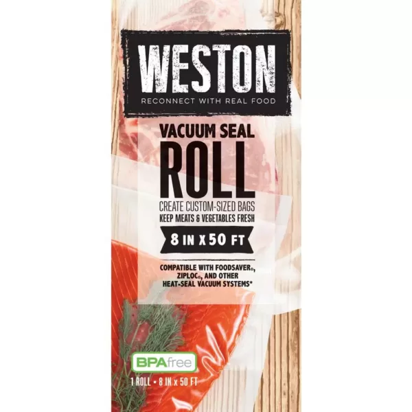 Weston 8 in. x 50 ft. Vacuum Sealer Bags Roll