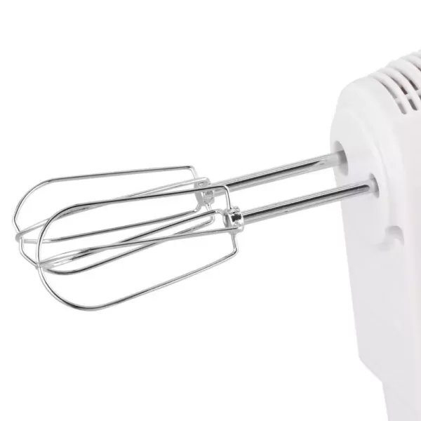 BLACK+DECKER 5-Speed White Hand Mixer