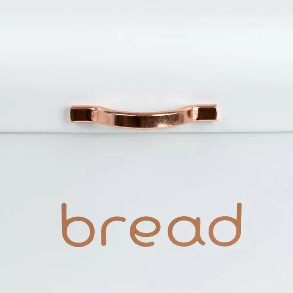 Home Basics White Grove Bread Box