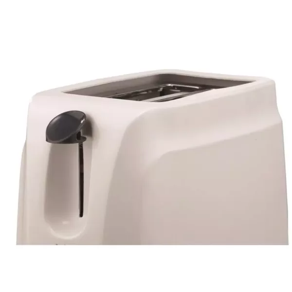 Brentwood 2-Slice White Toaster with Cool-Touch Exterior