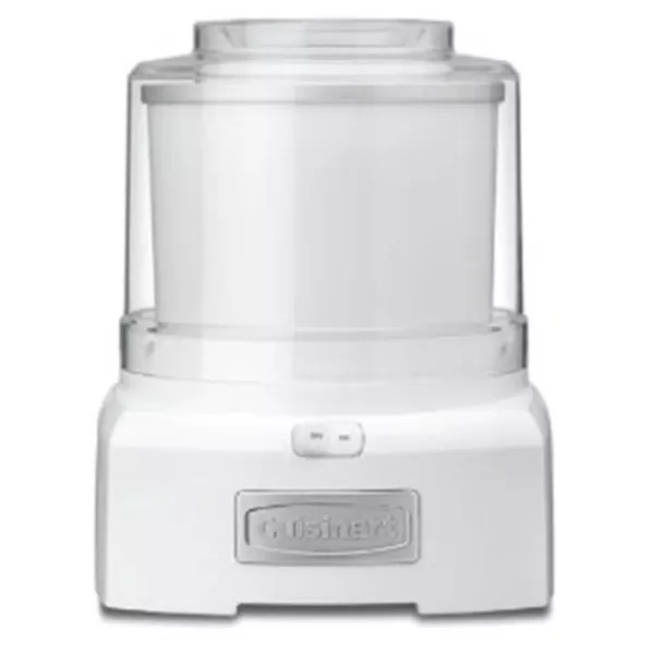 Cuisinart 1.5 Qt. White Ice Cream Maker with Easy Lock Lid