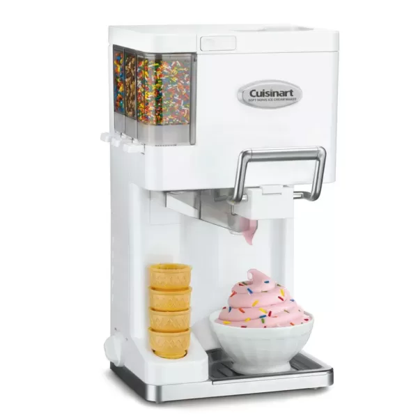 Cuisinart Mix-It-In 1.5 Qt. White Soft Serve Ice Cream Maker