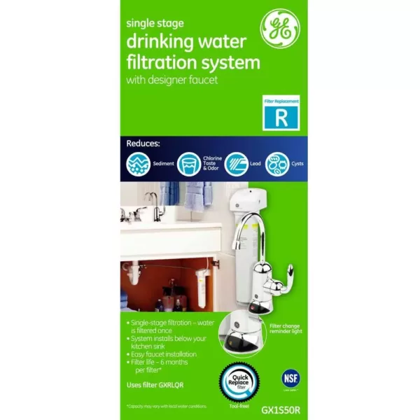 GE Single Stage Water Filtration System