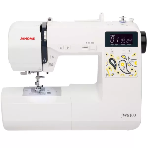 Janome JW8100 100-Stitch Sewing Machine with Bonus Accessories