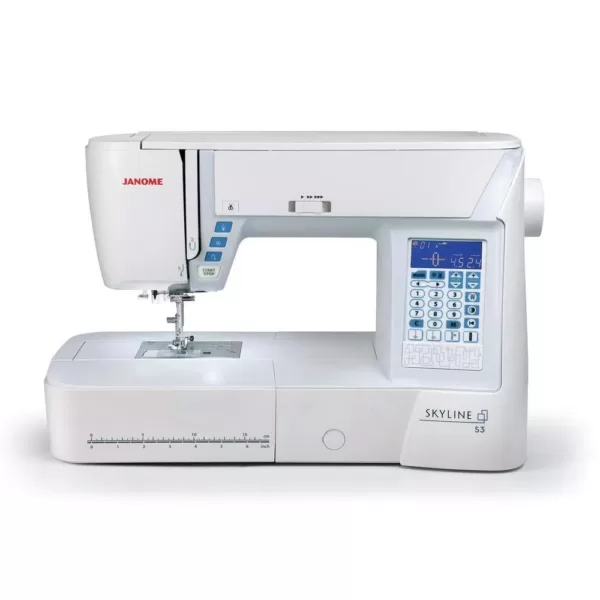 Janome Skyline S3 120 Stitch Sewing Machine with Large Workspace