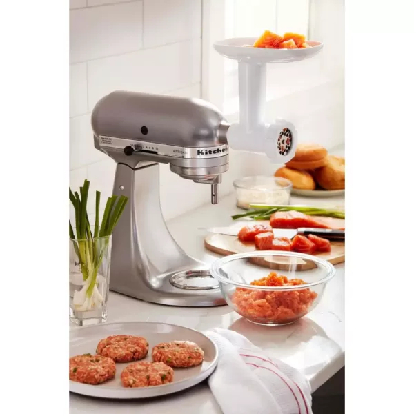 KitchenAid White Food Grinder Stand Mixer Attachment