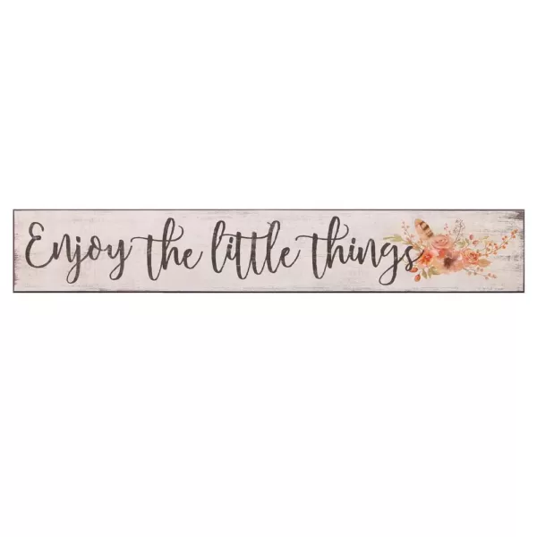 Pinnacle Enjoy The Little Things Rustic Wood Sign