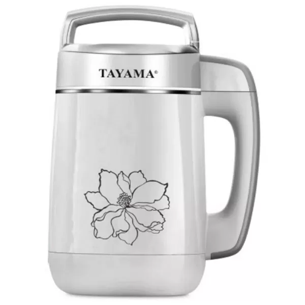 Tayama Multi-Functional 1.1 L White Stainless Steel Soy Milk Maker