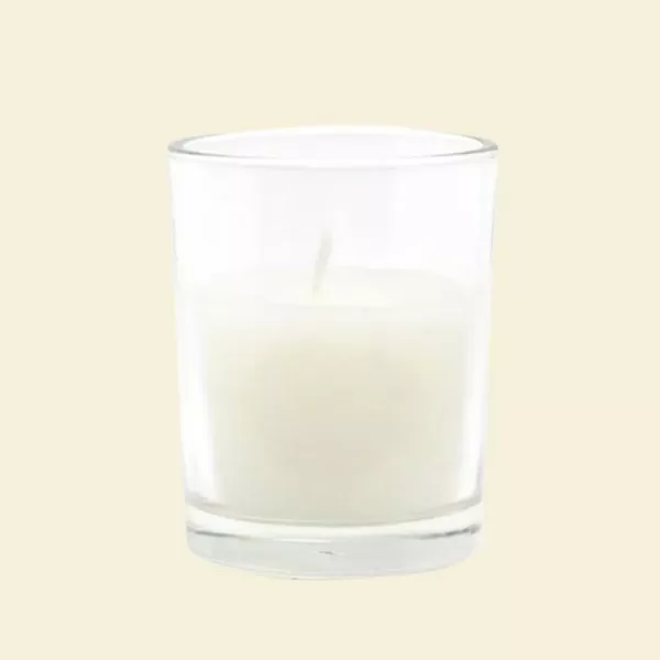 Zest Candle 2 in. White Citronella Round Glass Votive Candles (12-Box)