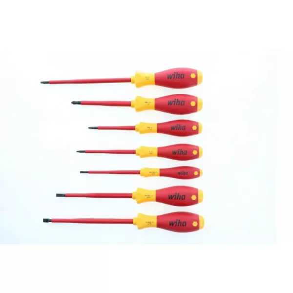 Wiha 7-Piece Insulated SoftFinish Screwdriver Set