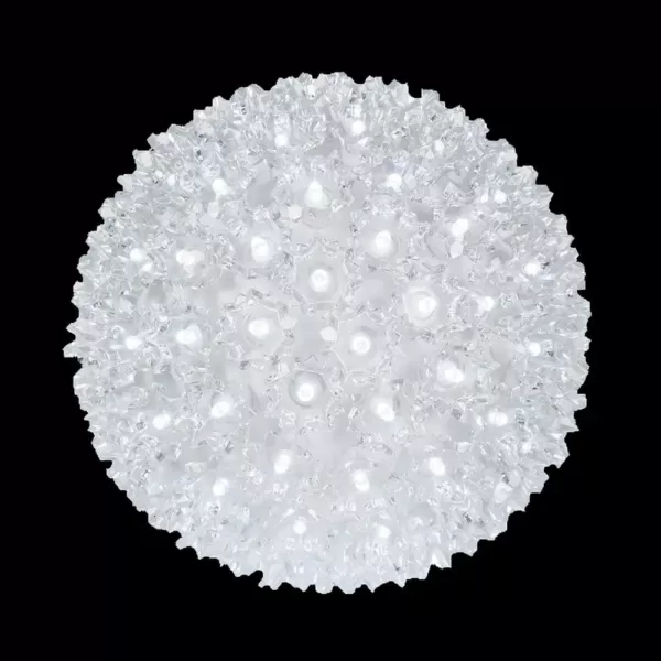 Wintergreen Lighting 7.5 in. 120-Light LED Cool White Decorative Starlight Sphere