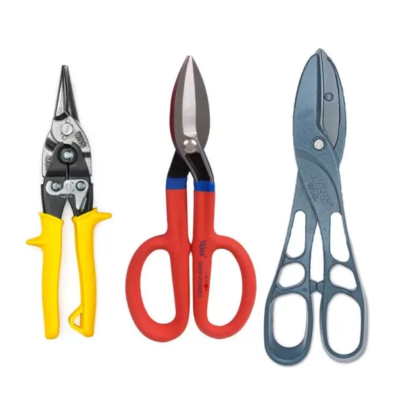 Wiss Straight-Cut Tin Snip Assortment (3-Piece)