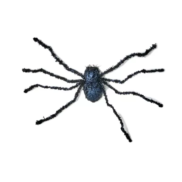 Worth Imports 32 in. Black Spider Halloween Prop(Set of 2)