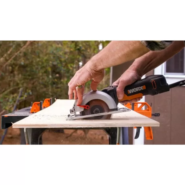 Worx WorxSaw 4-1/2 in. 4.5 Amp Compact Circular Saw