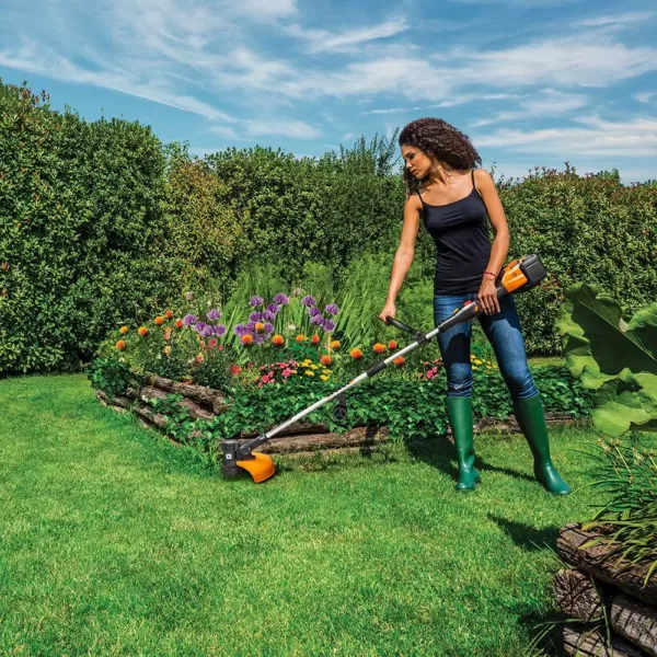 Worx Power Share 40-Volt 13 in. String Trimmer and Wheeled Edger (Tool-Only)