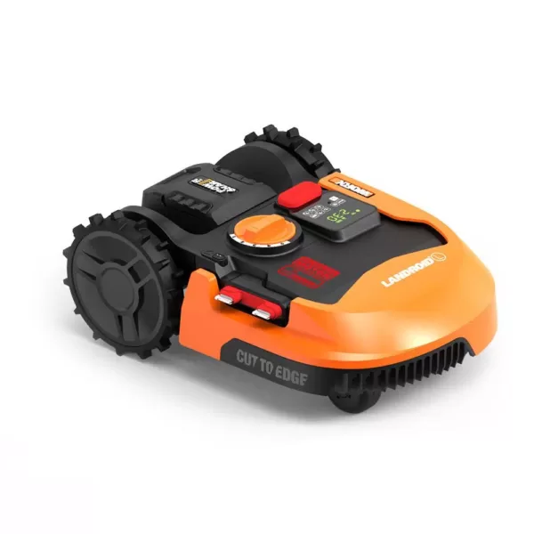 Worx POWER SHARE 20-Volt 9 in. Robotic Landroid Mower, Brushless Wheel Motors with Wifi Plus Phone App