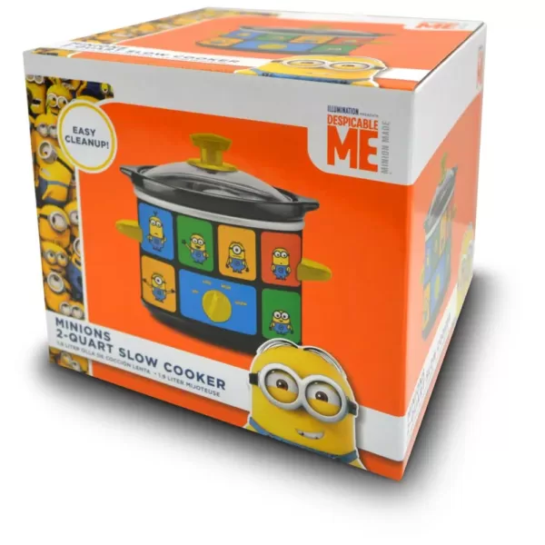 Uncanny Brands Minions 2 Qt. Slow Cooker Yellow