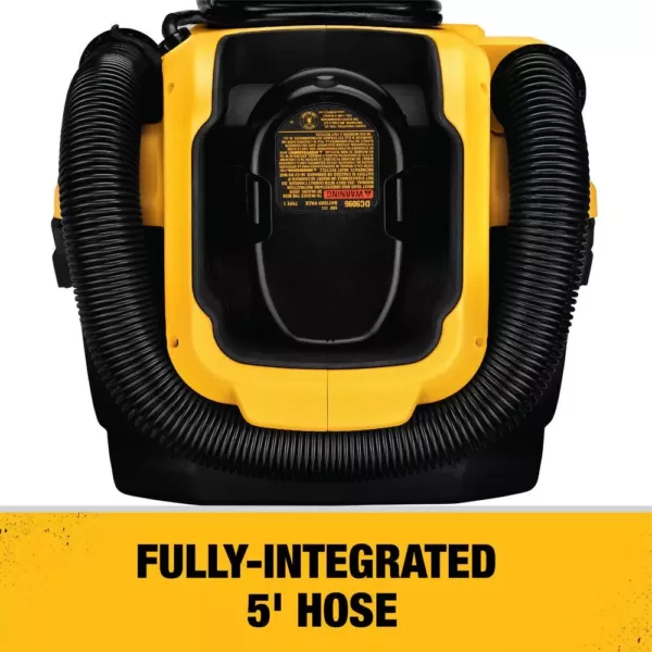 DEWALT 2 Gal. Max Cordless/Corded Wet/Dry Vacuum