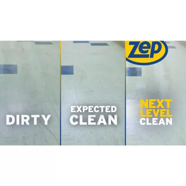 ZEP 128 oz. High-Traffic Floor Polish with Heavy-Duty Floor Stripper 128 oz. (2-Pack Combo)